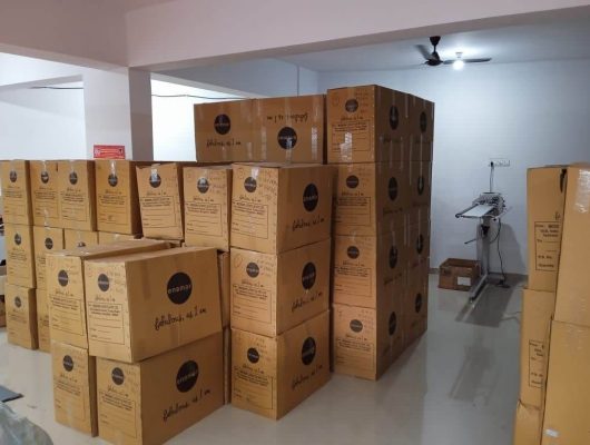 Packing section/Finished goods storage